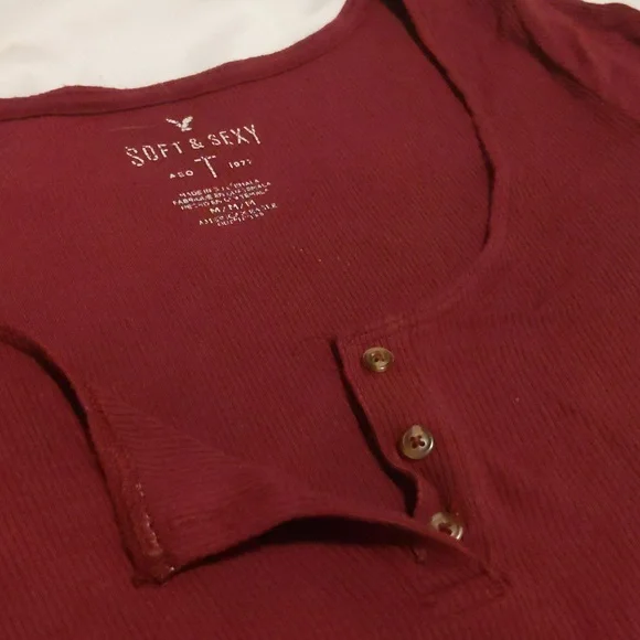 American Eagle Ribbed Top - Picture 3 of 6